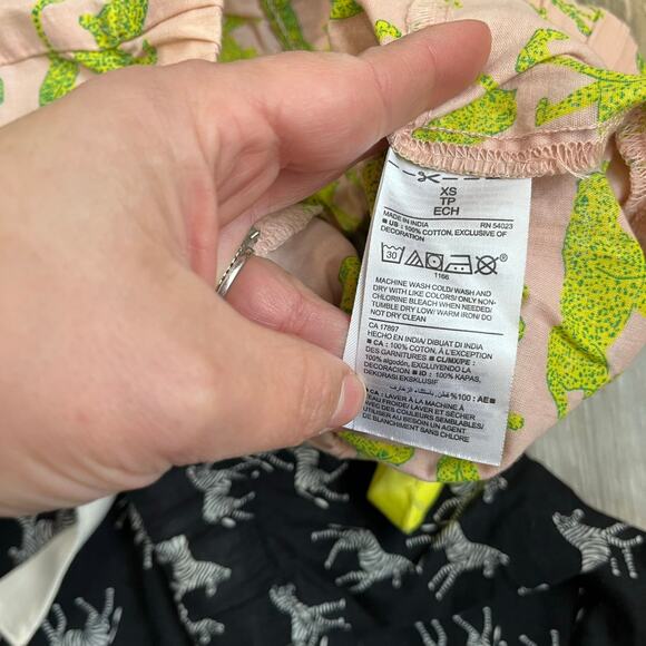 Old Navy 2 Pack Cotton Lounge Shorts XS Animal Print Sleepwear Pajama Shorts Set - Picture 2 of 8